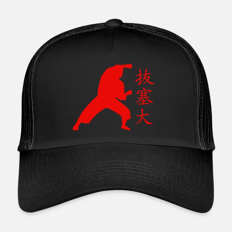 Bassai Dai - Trucker Cap - Schwarz/Schwarz