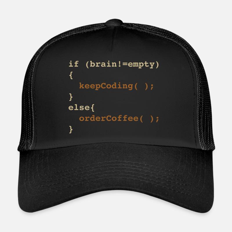 Café développeur Casquette trucker 