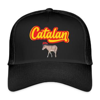 Catalan Ane Catalan Barratina Regional Gift - Trucker Cap - black/black - Front