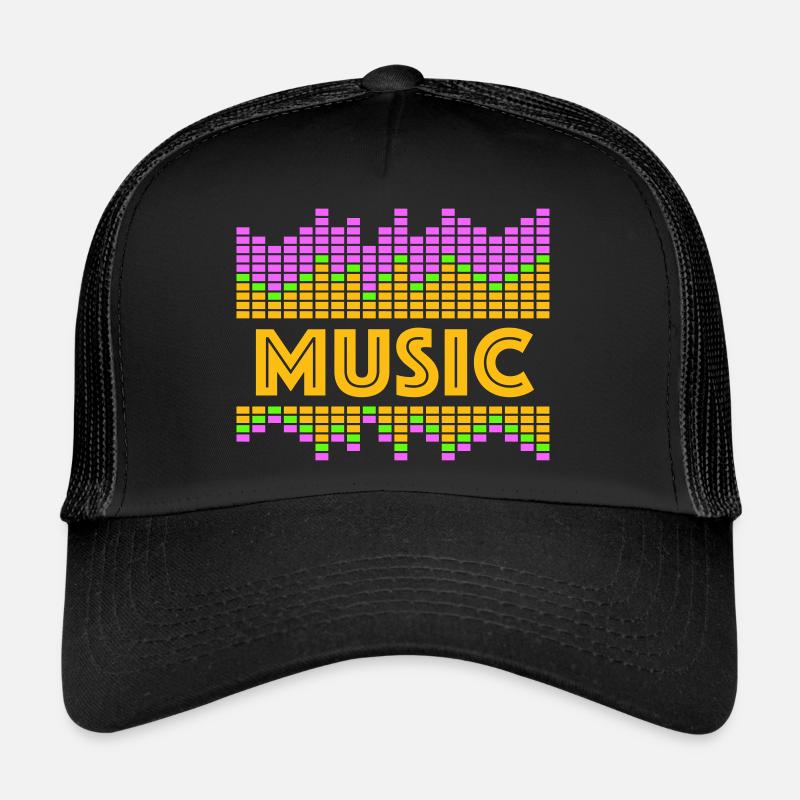 Music Equalizer LED Lights Rhythm Dance Stereo Trucker Cap