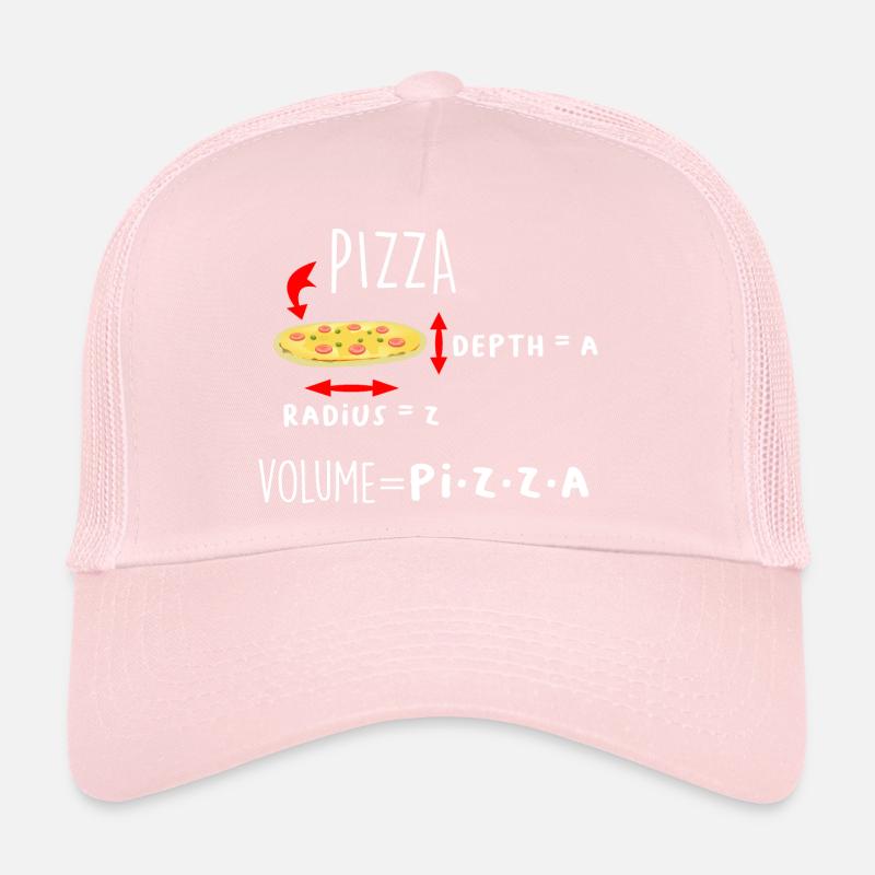 Pizza and Maths Meme Funny Maths Teacher Trucker Cap