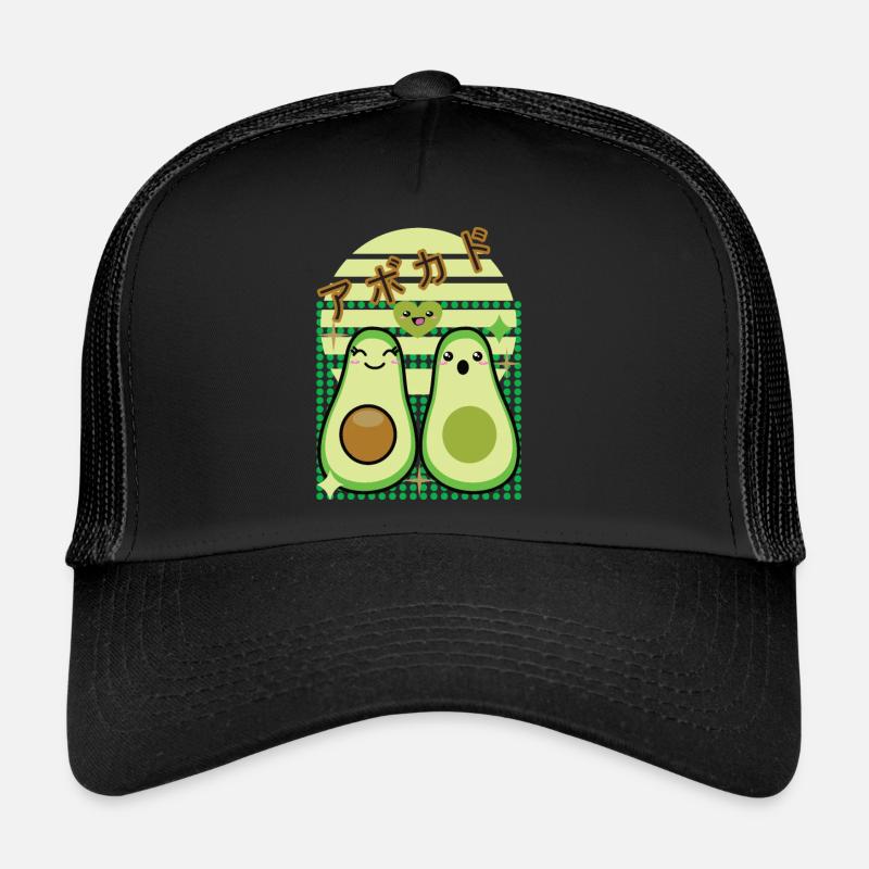 Kawaii Avocado love Trucker Cap