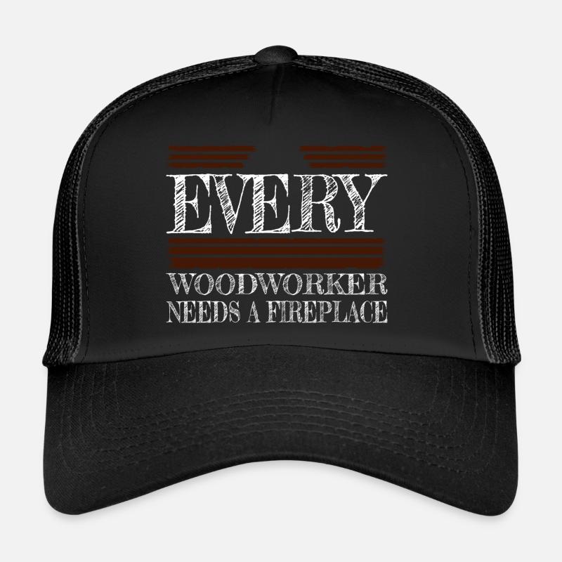 funny craftsmen design logging carpenter plumber Trucker Cap