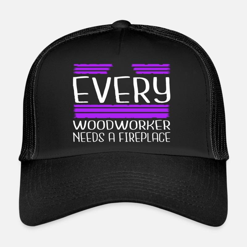 union carpenter cutter love statement Trucker Cap