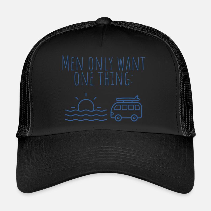 MowoT Van au bord de la mer Casquette trucker 