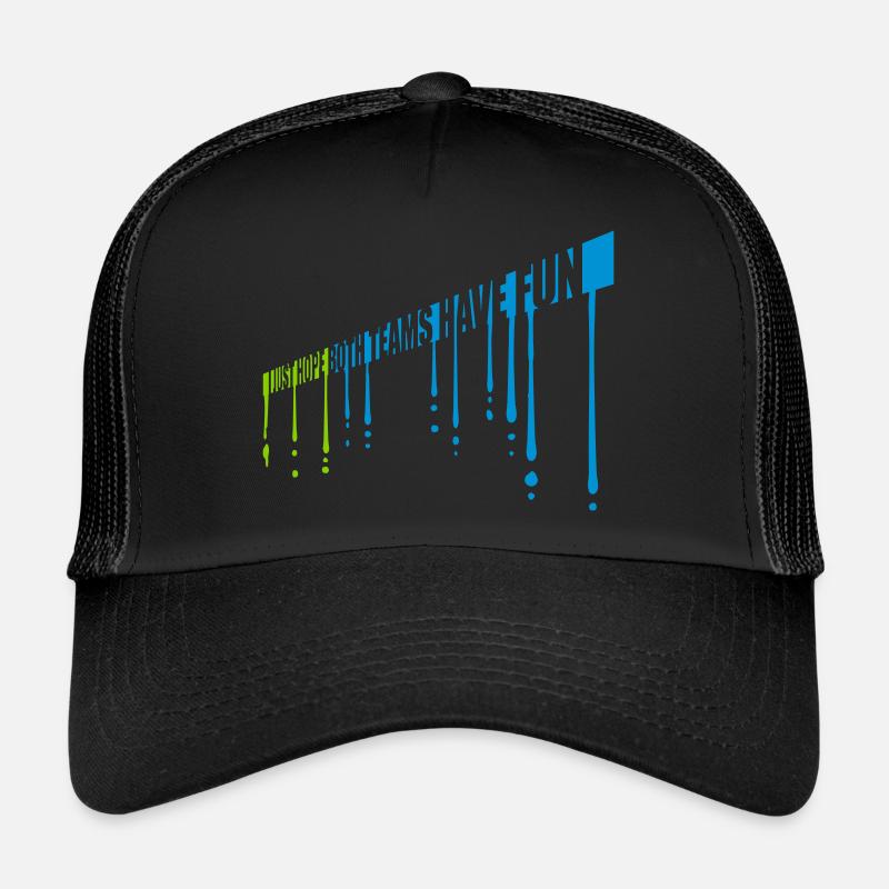 Les deux équipes s’amusent Casquette trucker 