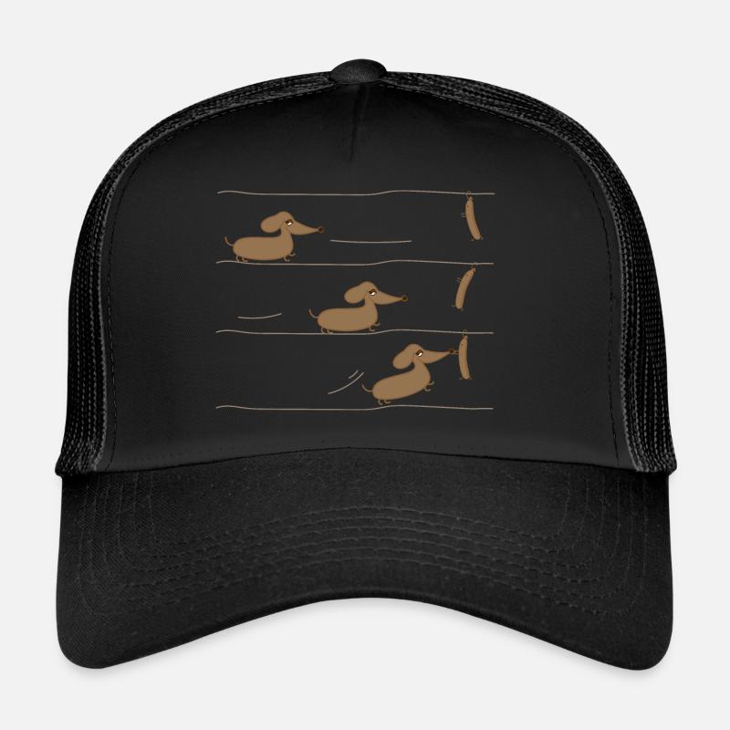 Teckels et saucisses Casquette trucker 