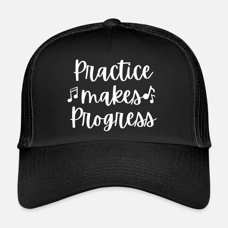 la pratique fait progresser la conception Casquette trucker 
