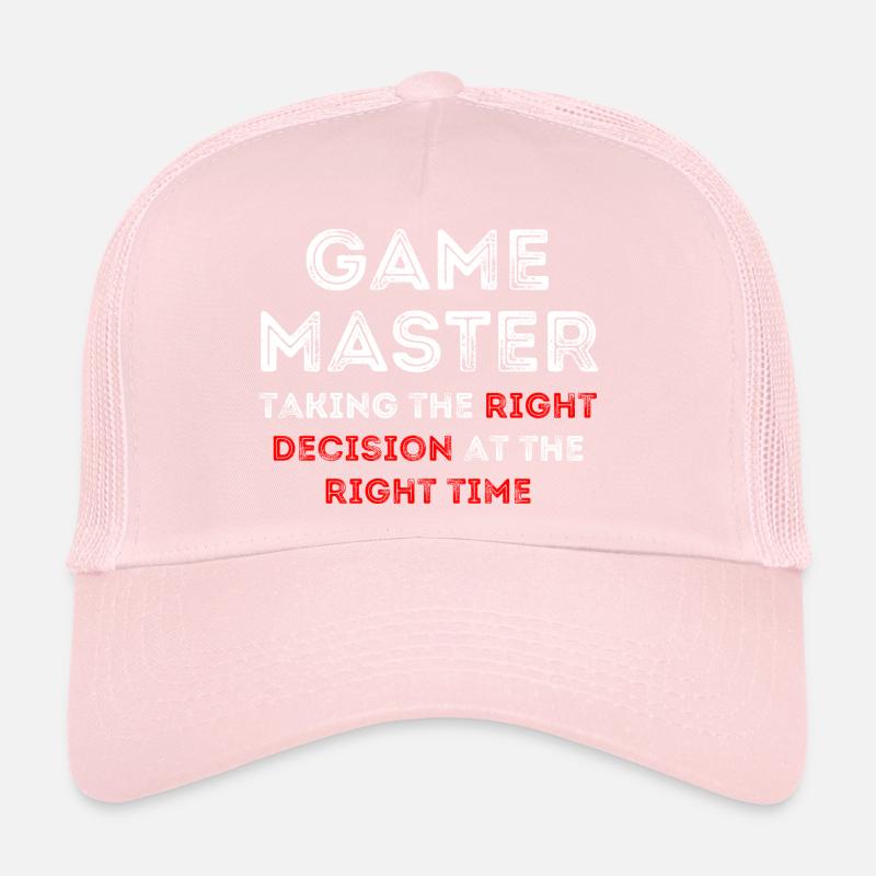 Game Master Taking the right decision .. Casquette trucker 