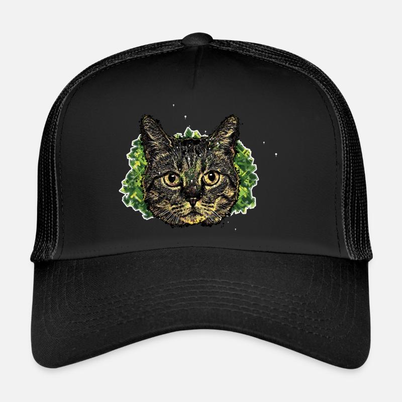 Tête de chat - En graffiti #3 Casquette trucker 