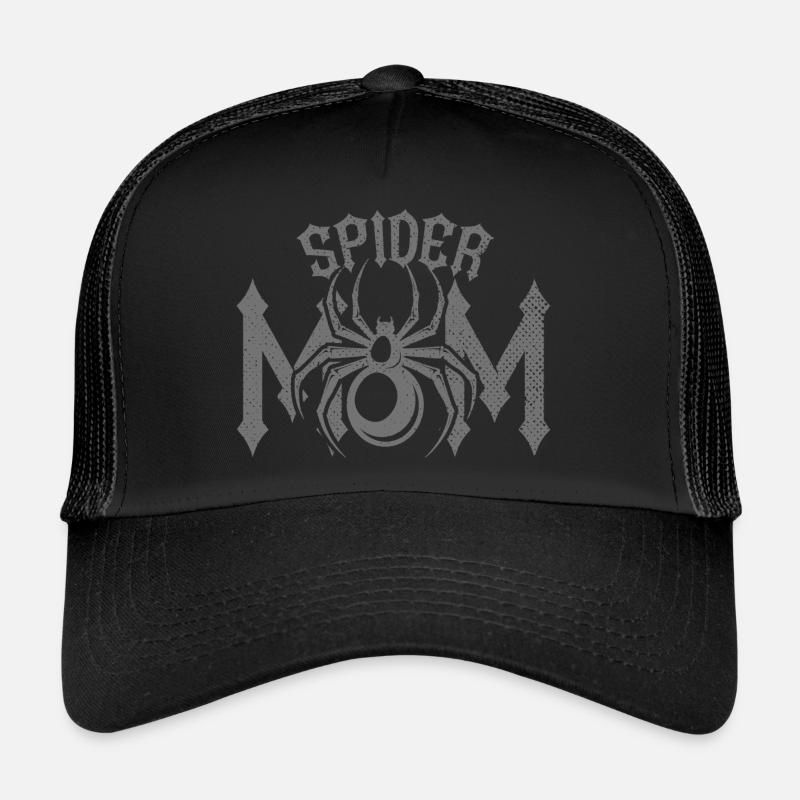 Retro Spider Mom Pet Spider Propriétaire Casquette trucker 