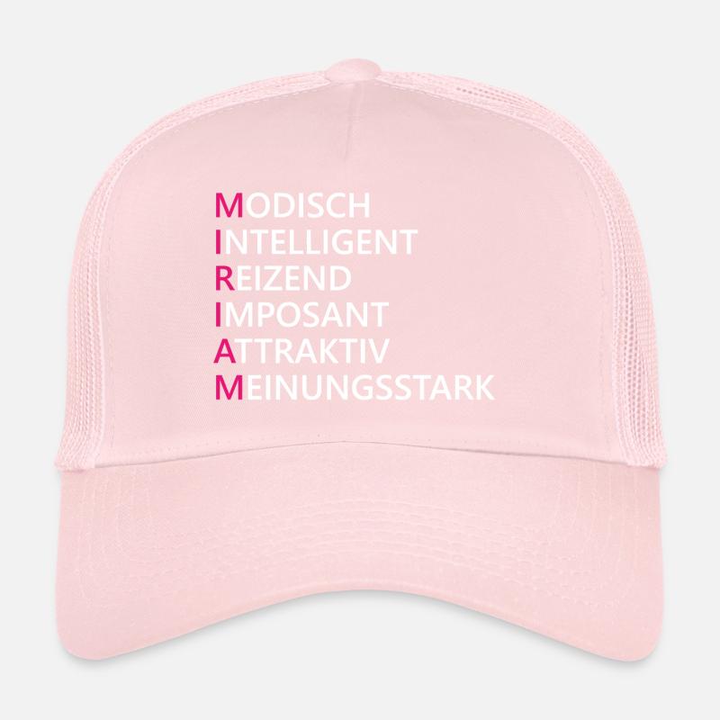 Miriam Name Geschenk Trucker Cap