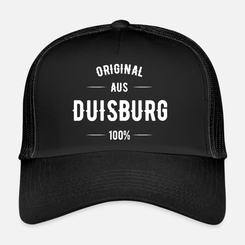 Duisburg - Trucker Cap - Schwarz/Schwarz