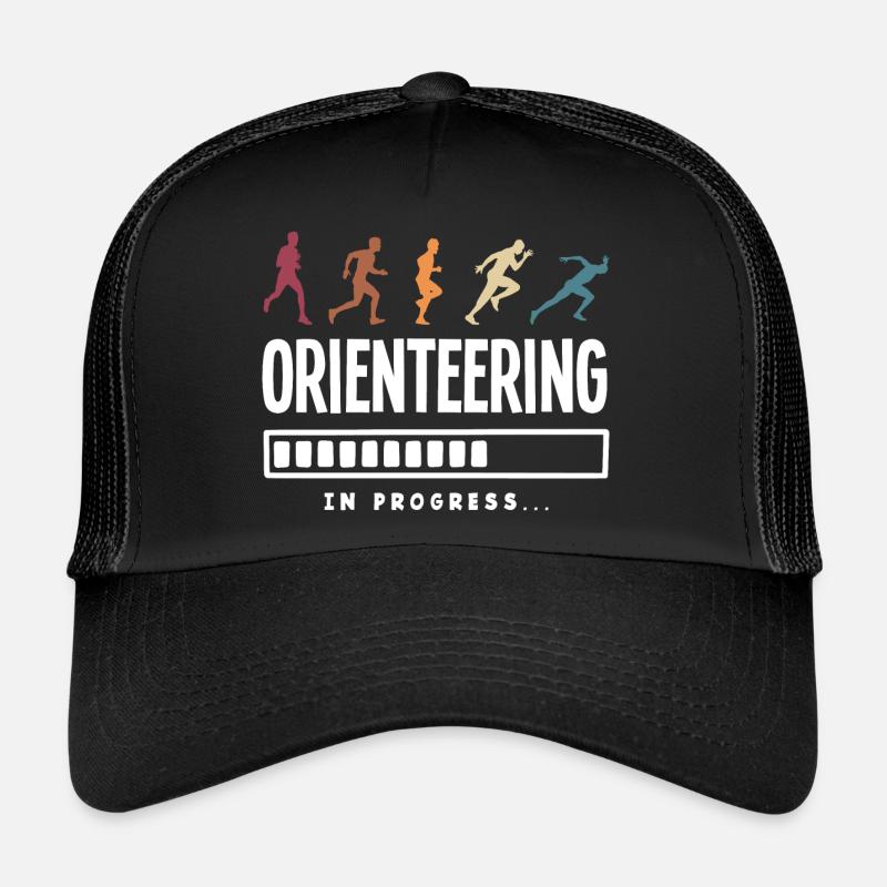 Orienteer Runner Running Orienteering Trucker Cap