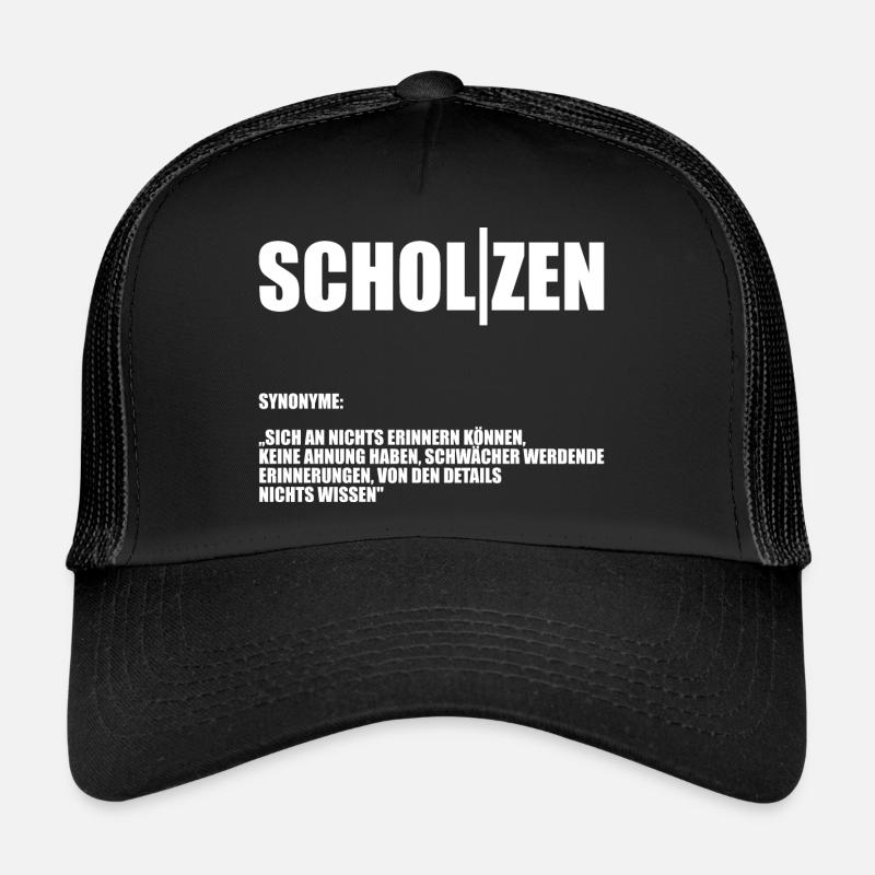 Scholzen - Trucker Cap - Schwarz/Schwarz