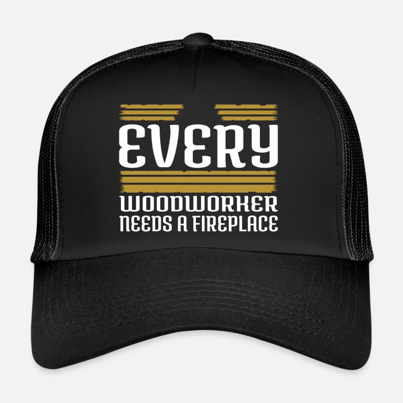birthday present lumber forester job Trucker Cap