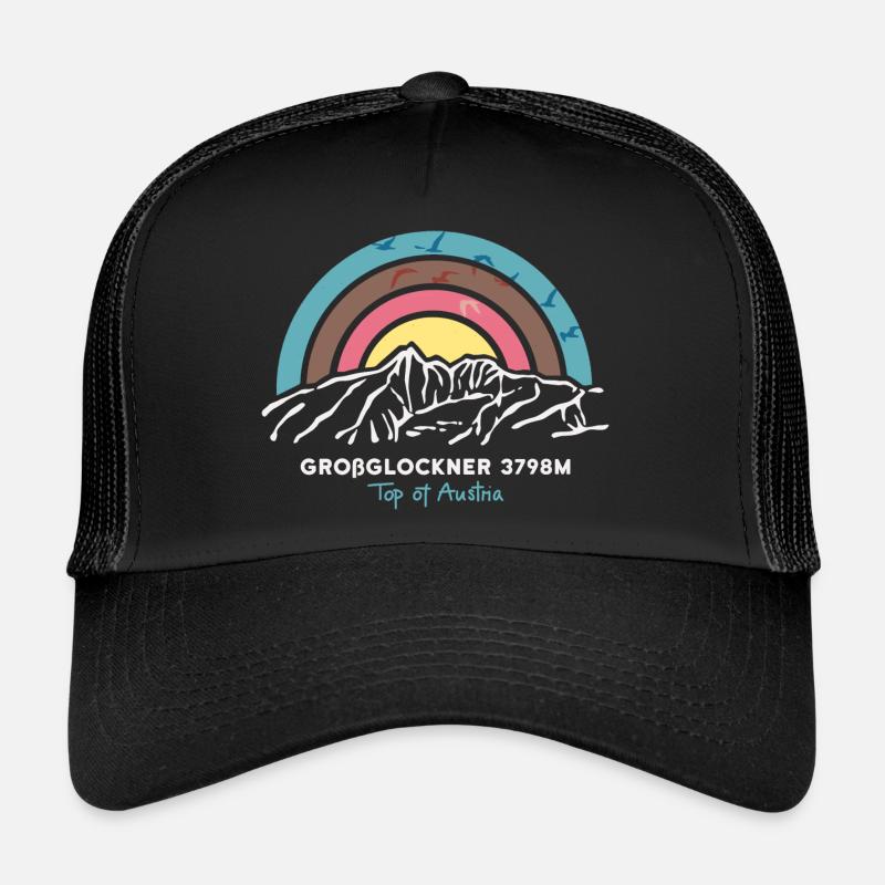 Großglockner Hohe Tauern sommet de l’Autriche Casquette trucker 
