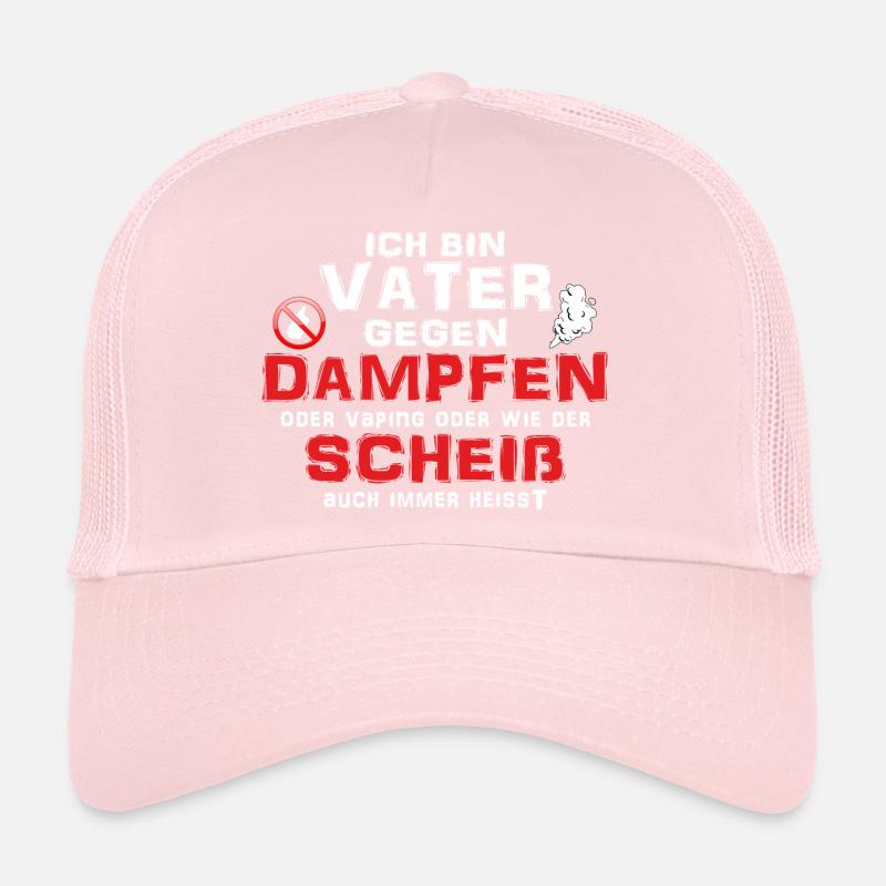 Ich bin Vater gegen Dampfen oder Vaping Trucker Cap