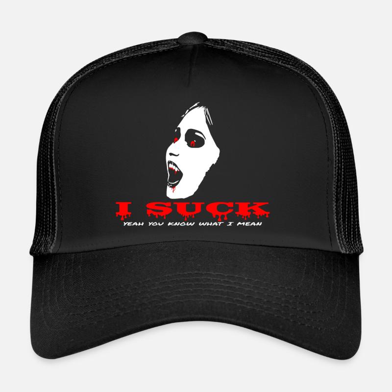 Ich sauge Vampirs Spaß Trucker Cap