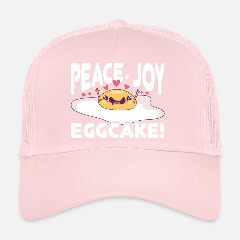 Peace, joy, eggcake! - Denglish Proverbs Denglisch Trucker Cap