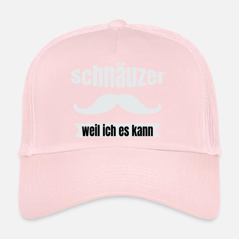 Schnäuzer Bart T-Shirt weil ich es kann Trucker Cap