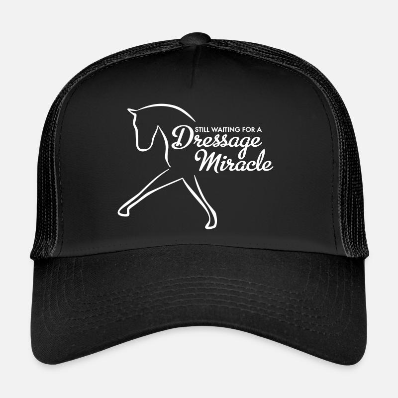 Dressur - Trucker Cap - Schwarz/Schwarz