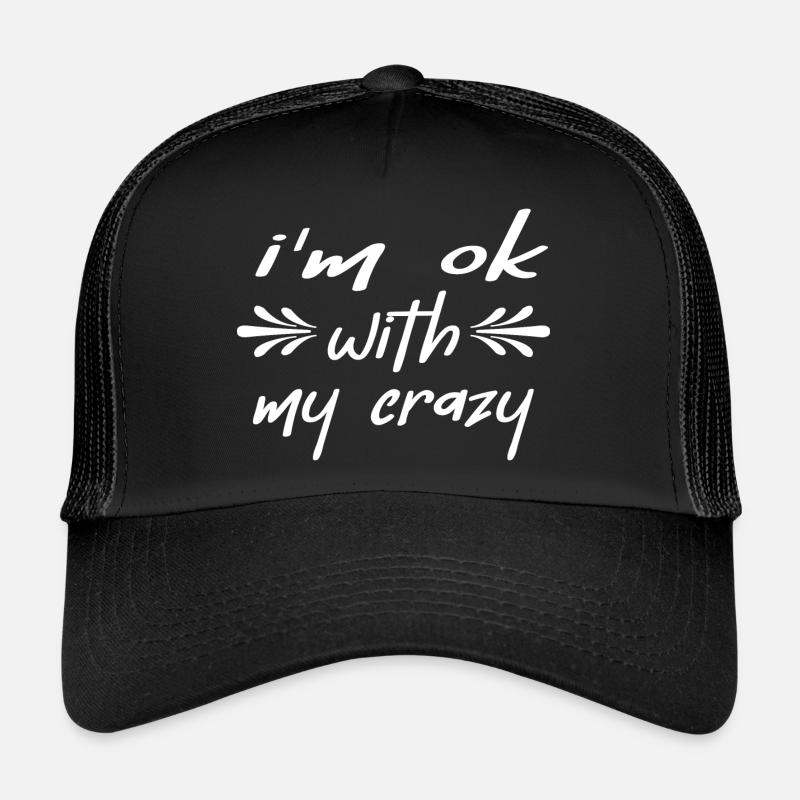 Meme Fun « mon fou » Motivation pour les citations ironiques Casquette trucker 