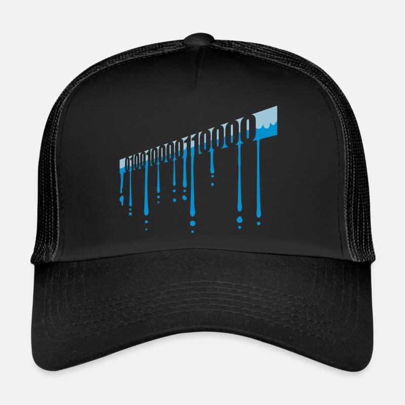 Langage de programme de code binaire Casquette trucker 