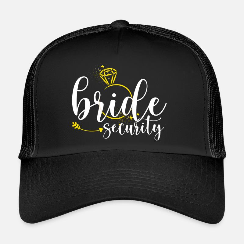 Bride Security Bachelorette Party Trucker Cap
