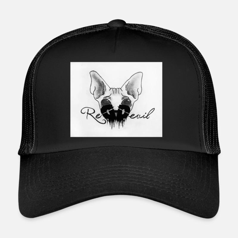 Sphynx Katze Hell Trucker Cap