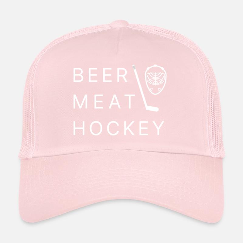 Bière Viande Hockey Casquette trucker 