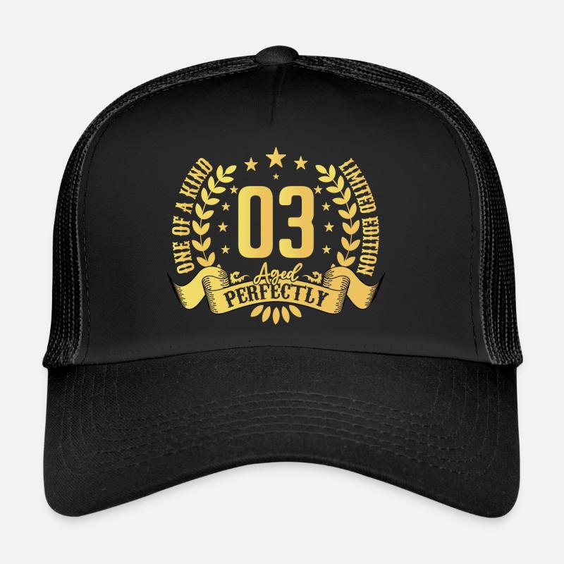 3 years birthday gift 3 years Trucker Cap