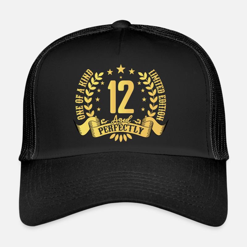 12 ans cadeau d’anniversaire 12 ans Casquette trucker 