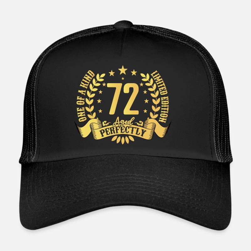 72 ans cadeau d’anniversaire 72 ans Casquette trucker 