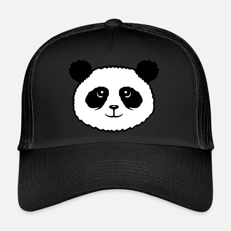 Panda Bear Face Cute Kawaii Smile Cute Trucker Cap
