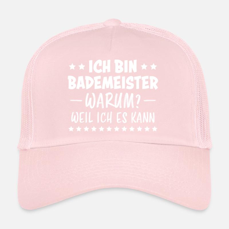 Bademeister Beruf Lustiger Spruch Freibad Geschenk Trucker Cap
