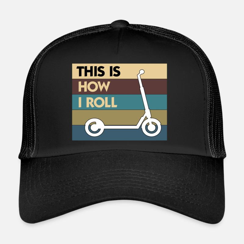 E-Scooter Roller Scooter Casquette trucker 