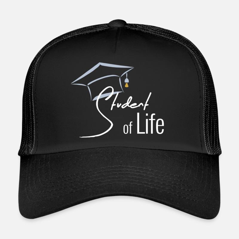 STUDENT - Trucker Cap - Schwarz/Schwarz
