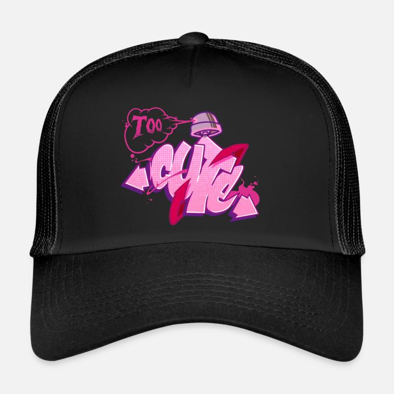 Graffiti 'Trop mignon | Trop mignon Casquette trucker 