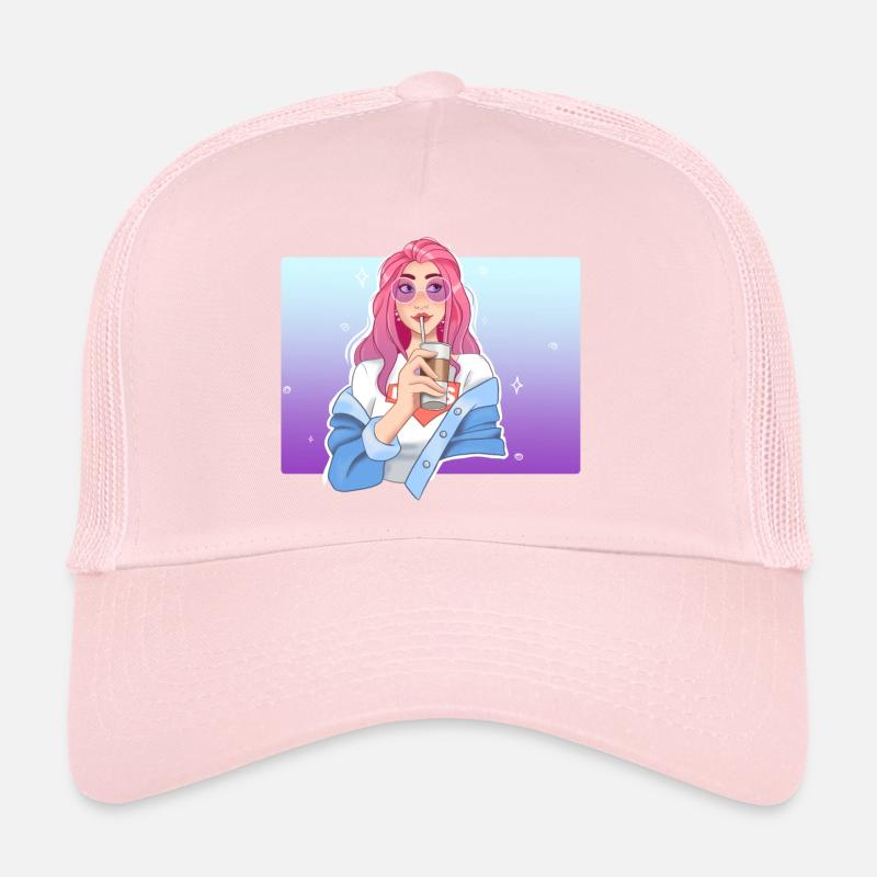 Coffee Girl Trucker Cap