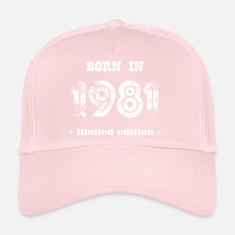 Né en 1981 - édition limitée Casquette trucker 