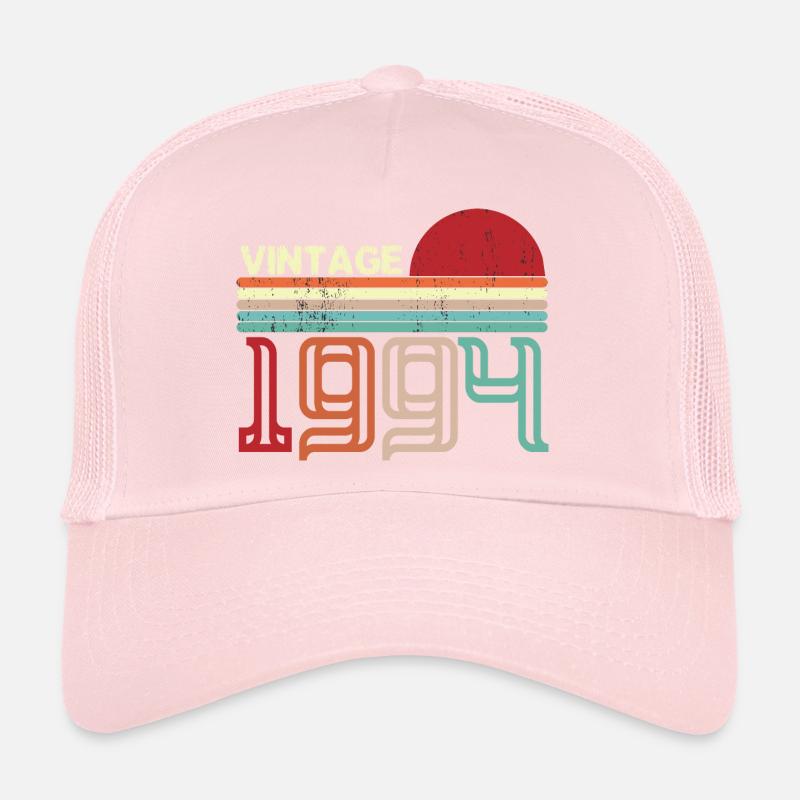 Vintage Birthday retro sunset design Trucker Cap