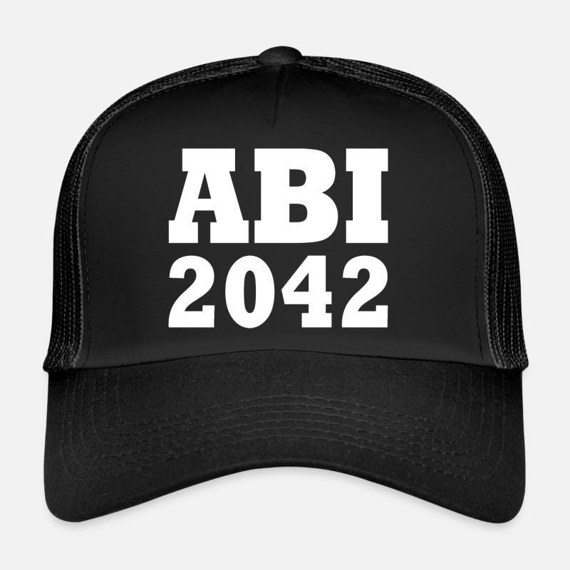 Abi 2042 - Trucker Cap - Schwarz/Schwarz