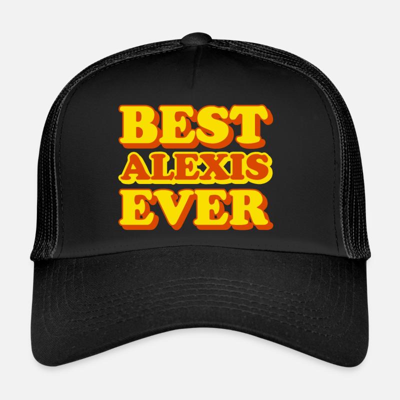Alexis First Name Funny Gift Trucker Cap