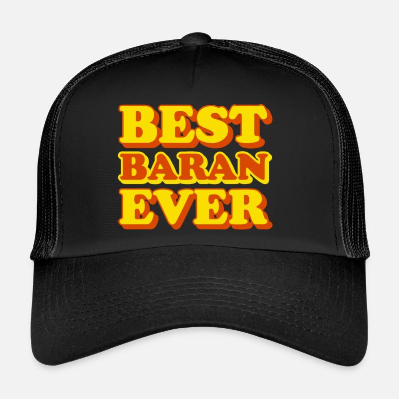 Baran First Name Funny Gift Trucker Cap