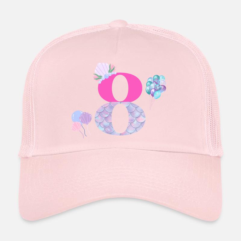 8e anniversaire sirène Casquette trucker 
