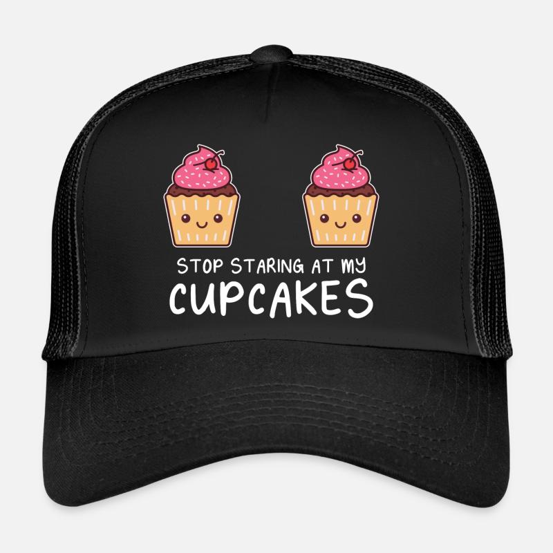 Le chef pâtissier glacé rose arrête de regarder ma Cupca Casquette trucker 