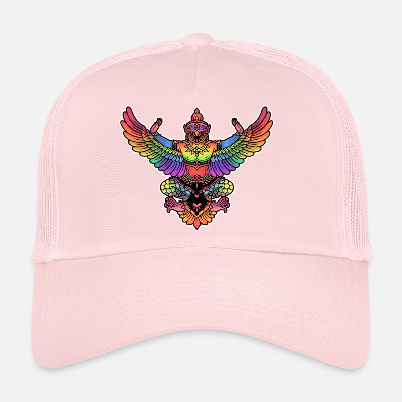 Garuda rainbow Indonésie Casquette trucker 