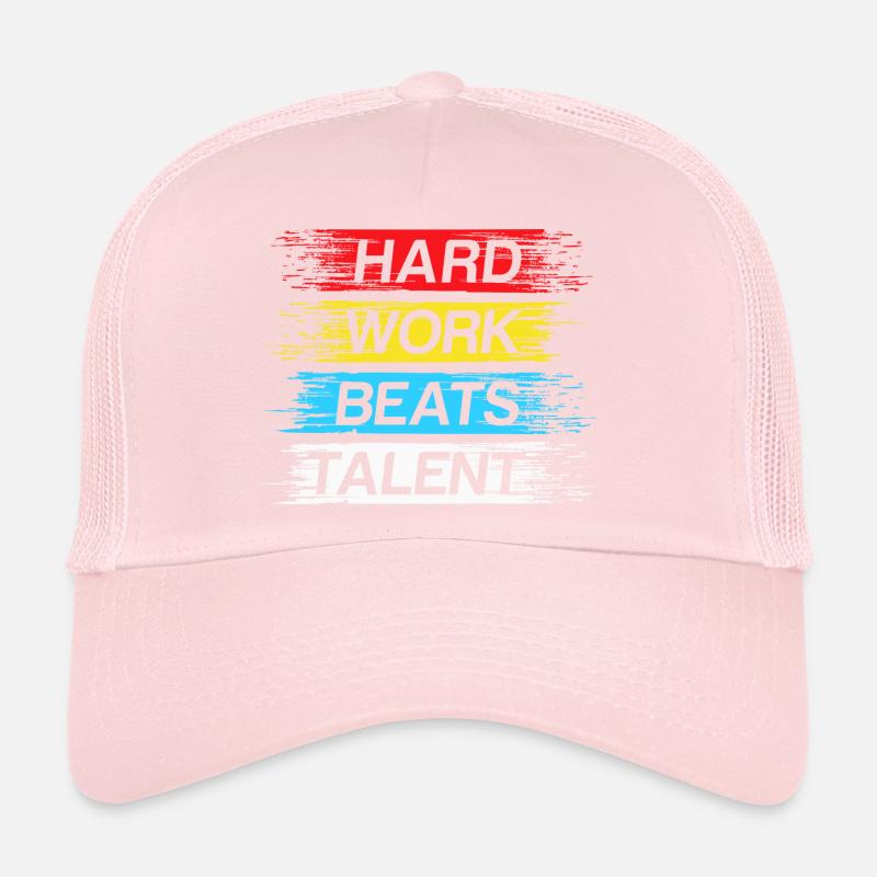 Hard work beats talent Trucker Cap
