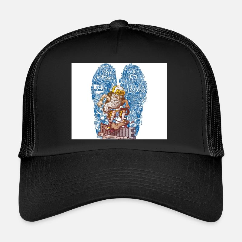 2 Original - Trucker Cap - Schwarz/Schwarz